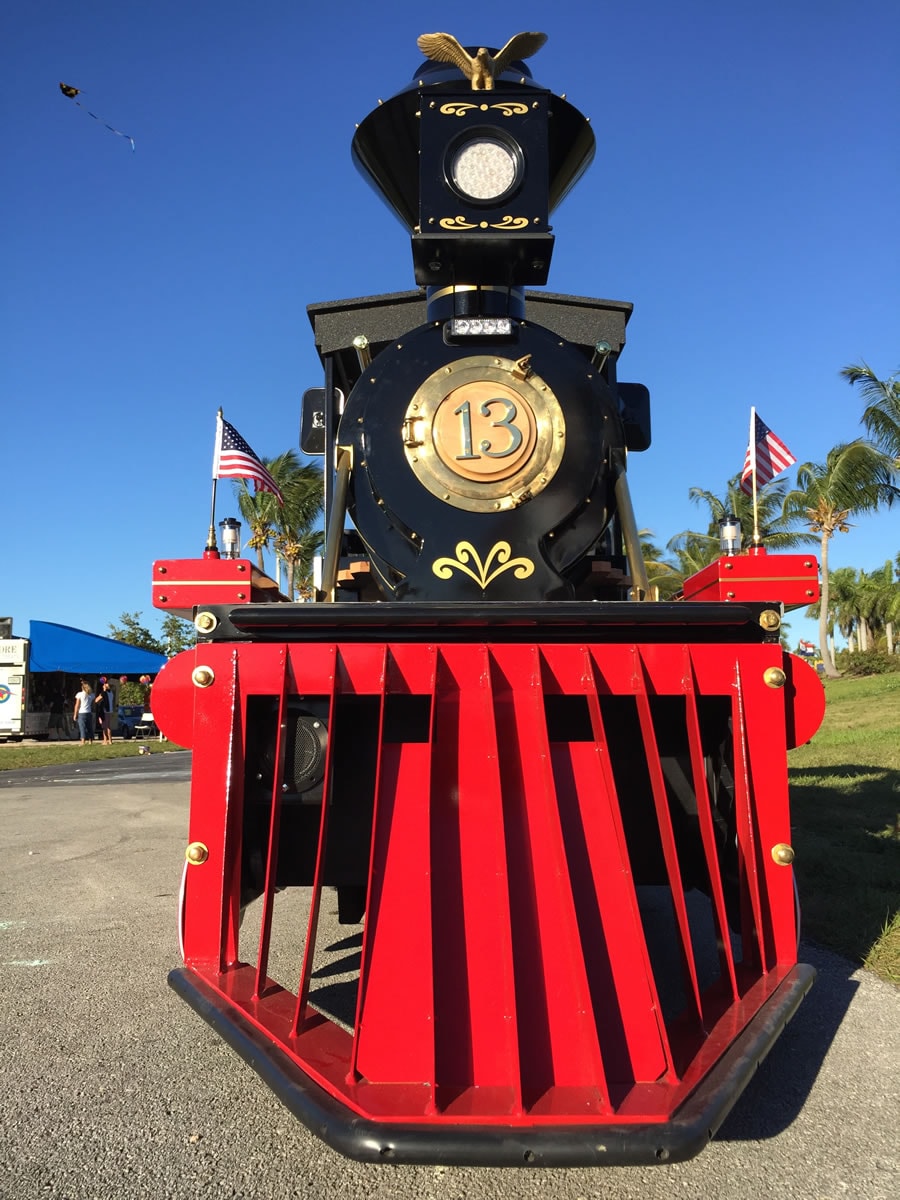The Catabella Express trackless train