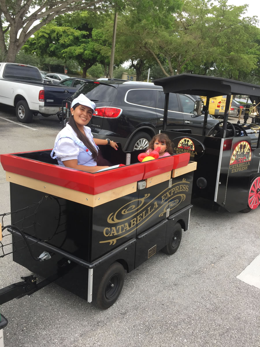 Catabella Express at a school picnic