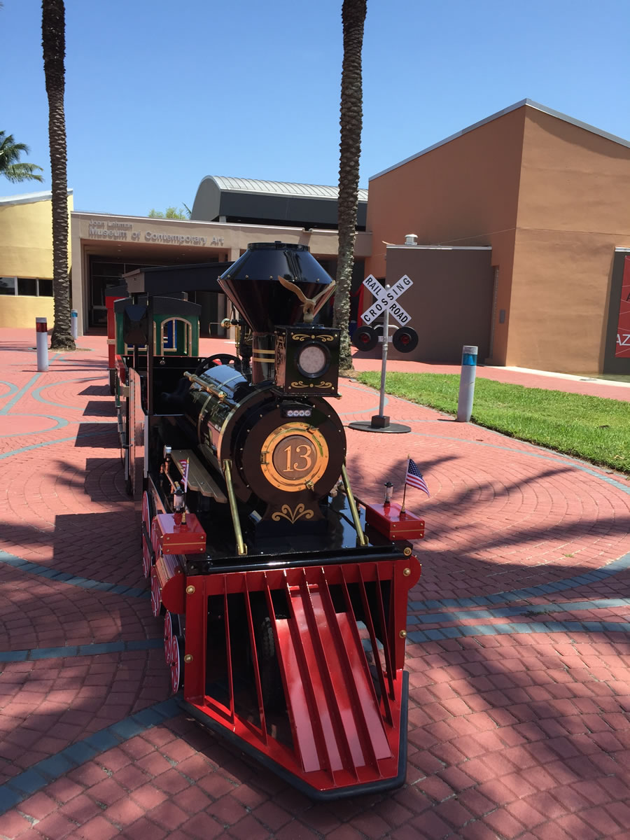 Train ride at a community festival