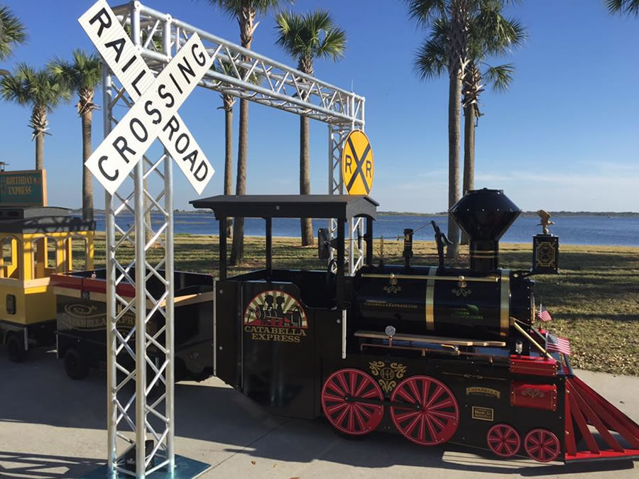 Train ride at a South Florida event